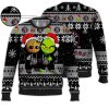 NBA Toronto Raptors Baby Groot And Grinch Ugly Christmas Sweater