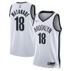 Brooklyn Nets Yuta Watanabe Nike Association Edition White NBA Jersey