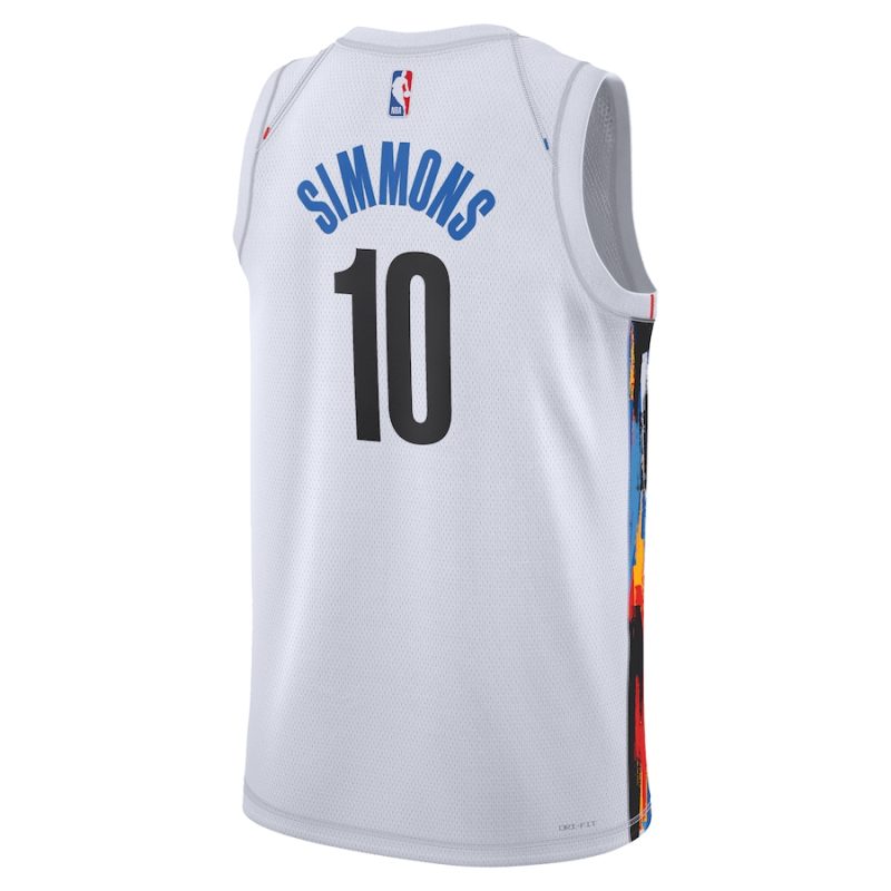 Brooklyn Nets Ben Simmons Nike City Edition White NBA Jersey