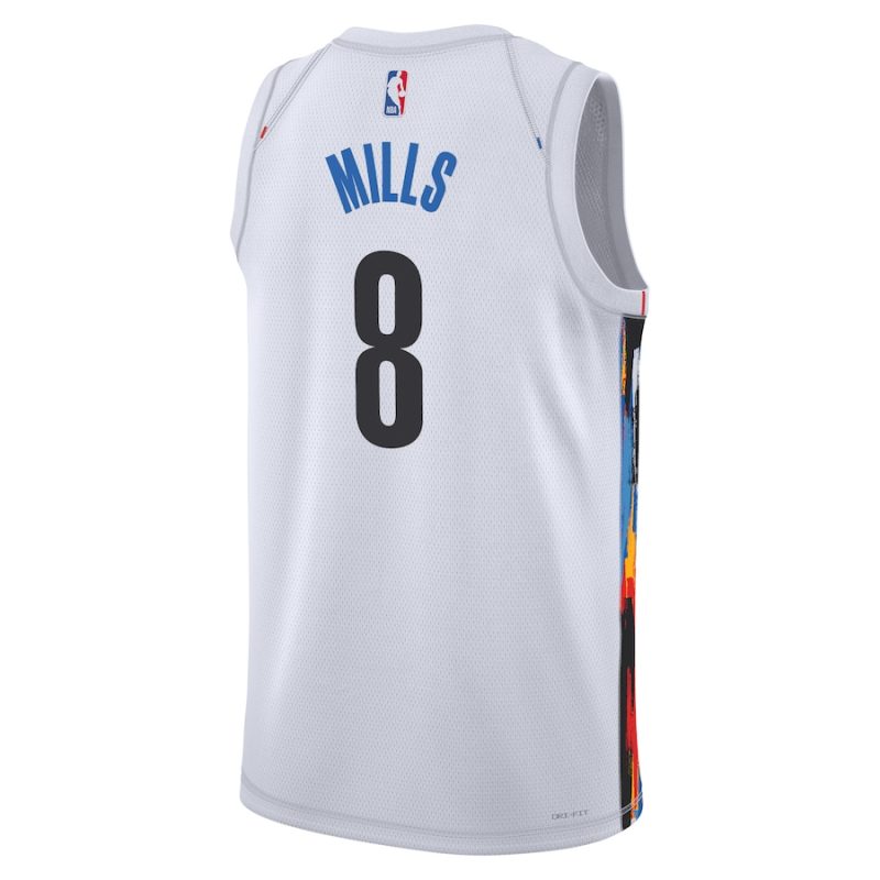 Brooklyn Nets Patty Mill Nike City Edition White NBA Jersey