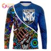 NRL Canterbury-Bankstown Bulldogs Custom Name Number Indigenous NAIDOC Week Sweatshirt