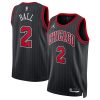 Chicago Bulls Lonzo Ball Statement Edition Black NBA Jersey