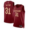 Cleveland Cavaliers Jarrett Allen Nike Icon Edition Maroon NBA Jersey