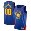 Denver Nuggets Statement Blue Custom NBA Jersey