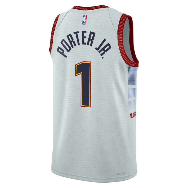 Denver Nuggets Michael Porter Jr. Nike City Edition Grey NBA Jersey
