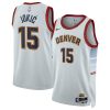 Denver Nuggets Nikola Jokic Nike City Edition Grey NBA Jersey