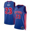 Detroit Pistons Jaden Ivey Nike Icon Edition Blue NBA Jersey