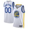 Golden State Warriors Nike Association White Custom NBA Jersey