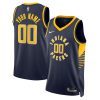 Indiana Pacers Nike Icon Navy Custom NBA Jersey