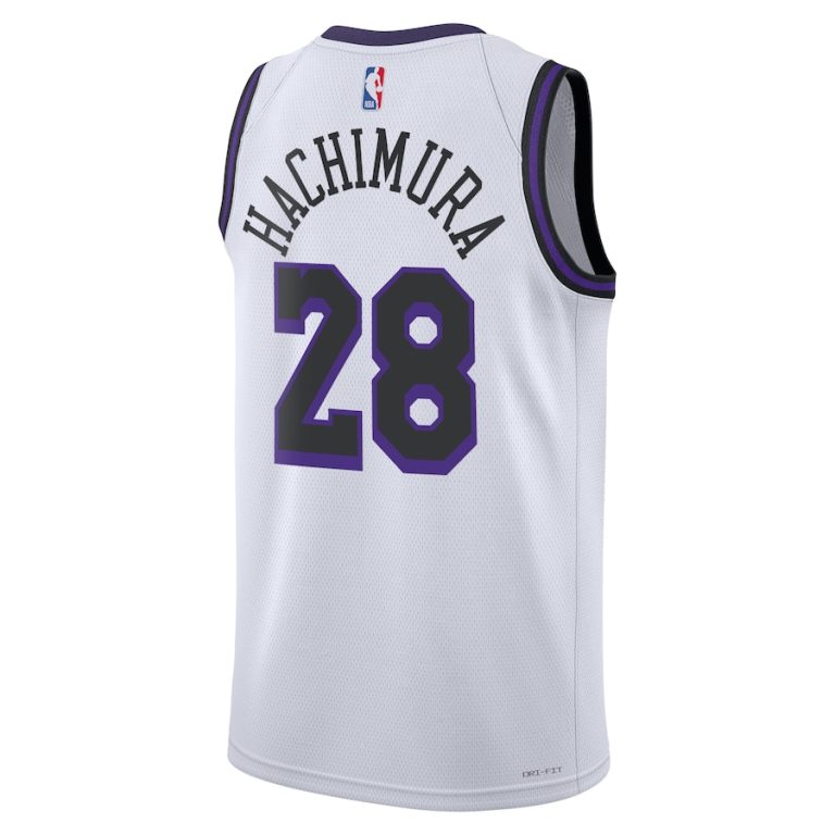 Los Angeles Lakers Rui Hachimura Nike City Edition White NBA Jersey