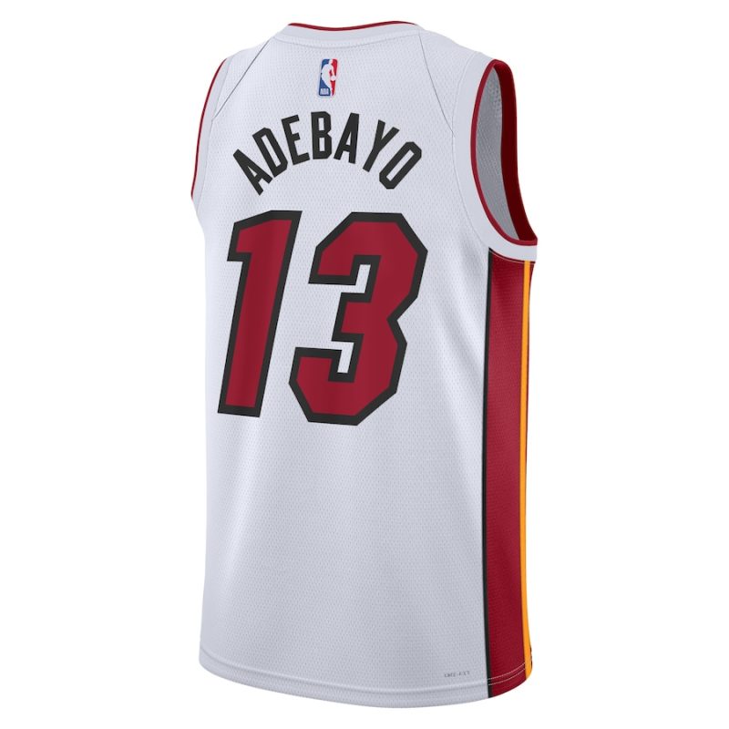 Miami Heat Bam Adebayo Nike Association Edition White NBA Jersey