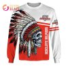 NRL Dolphins Custom Name Number Native Skull Sweatshirt