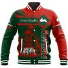 NRL South Sydney Rabbitohs Custom Name Special Baseball Jacket