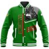 NRL South Sydney Rabbitohs Custom Name Number Limited Baseball Jacket