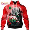 NRL Dolphins Halloween Is Coming Zip Up Hoodie