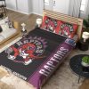NBA Toronto Raptors Black Purple Mascot Bedding Set