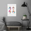 The Beatles Members Fan Art Portrait Canvas  V1