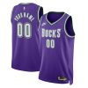 Milwaukee Bucks Nike Classic Edition Field Purple/White Custom NBA Jersey