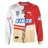 NRL Dolphins Custom Name Number 2023 Mix Jersey V2 Sweatshirt