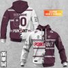 NRL Manly Warringah Sea Eagles Custom Name Number 2023 Mix Jersey V2 Pullover Hoodie