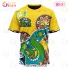 AFL Gold Coast Suns Custom Name Number Special Design NAIDOC T-Shirt