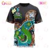 NRL Canterbury-Bankstown Bulldogs Custom Name Number Special Design NAIDOC T-Shirt