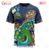 NRL North Queensland Cowboys Custom Name Number Special Design NAIDOC T-Shirt