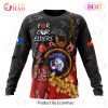 AFL Western Bulldogs Custom Name Number Special Edition NAIDOC Sweatshirt