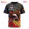 NRL Dolphins Custom Name Number Special Edition NAIDOC T-Shirt