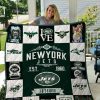 NFL New York Jets Green White Est 1960 Quilt Blanket V2