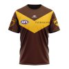 AFL Hawthorn Hawks Custom Name Number 2023 Clash Guernsey T-Shirt