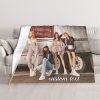 Blackpink Custom Text Style Fleece Blanket