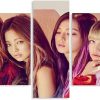 Blackpink Wall Poster 5 Panel Canvas