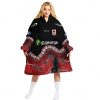 NRL St. George Illawarra Dragons Custom Name Number 2023 Indigenous Jersey Fleece Oodie