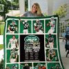 NFL New York Jets Green Legends Quilt Blanket V2