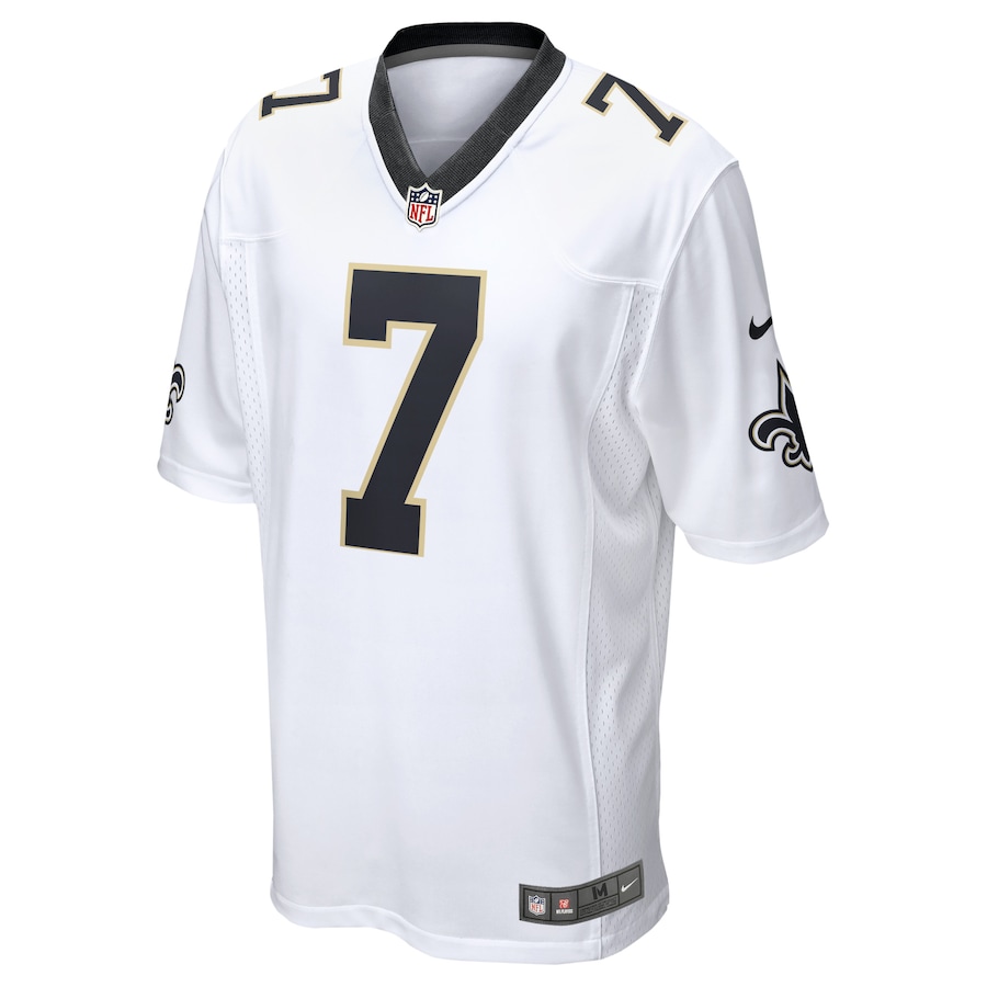 New Orleans Saints Taysom Hill Nike White NFL Game Jersey
