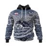 AFL Geelong Cats Custom Name Number Indigenous Mascot Pullover Hoodie