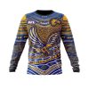 AFL West Coast Eagles Custom Name Number Indigenous Mascot Sweatshirt