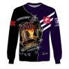 AFL Fremantle Dockers AC/DC Mix Custom Name Number 2023 Home Guernsey Sweatshirt