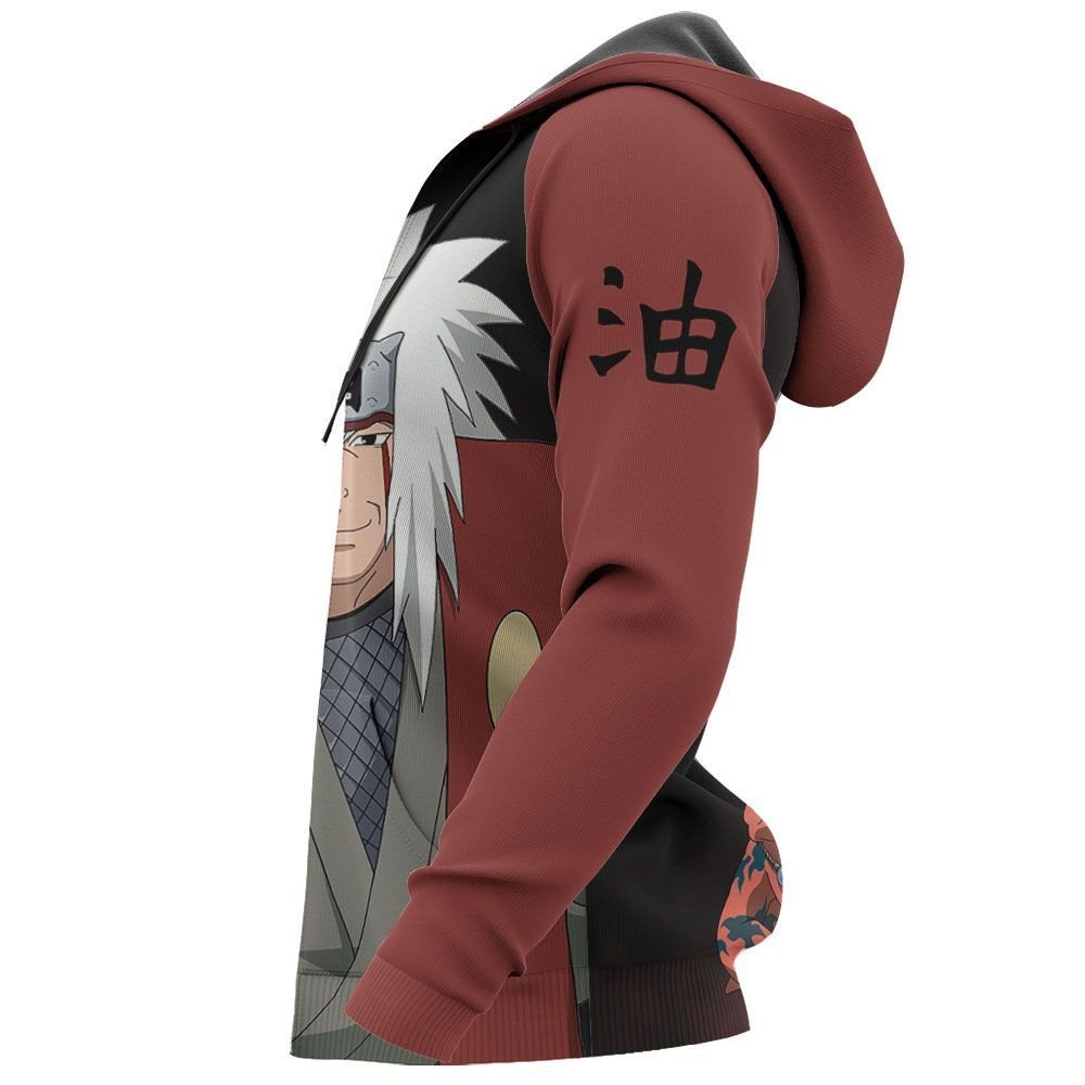 NARUTO Jiraiya Zip Up Hoodie V3