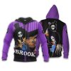 ONE PIECE Brook Purple Zip Up Hoodie