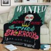ONE PIECE Brook Wanted Black Fleece Blanket