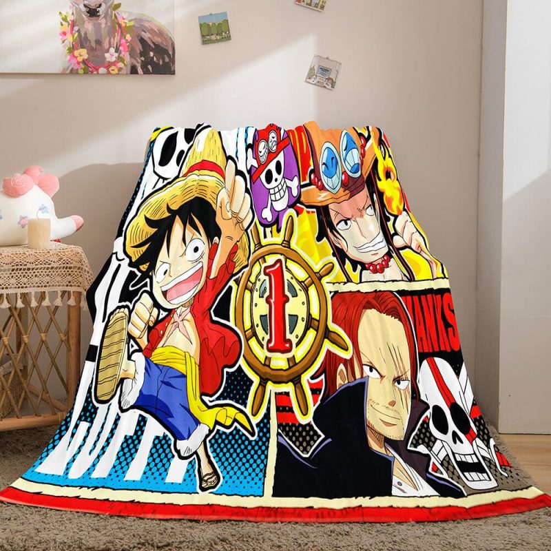 ONE PIECE Monkey D Luffy Fleece Blanket V4