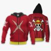 ONE PIECE Monkey D Luffy Uniform Zip Up Hoodie