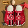Almere City FC Custom Name Red White Crocs