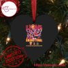 AFL Brisbane Lions Grand Final Heart Shaped Ornament