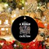 AFL Carlton Blues Signatures Round Ornament