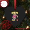 NRL Brisbane Broncos Grand Final Giddy Up Heart Shaped Ornament