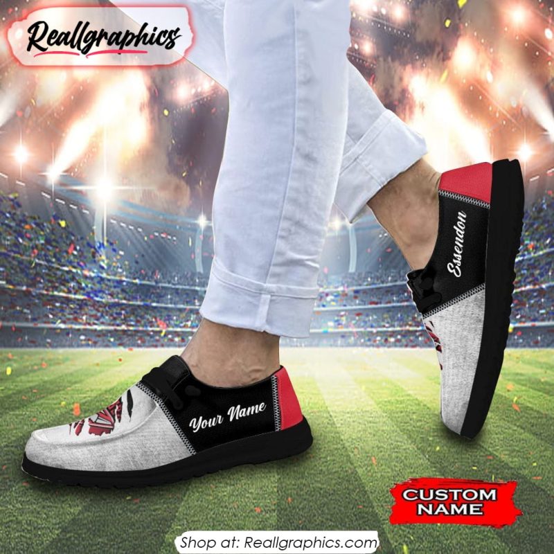 AFL Essendon Bombers Custom Name Sport Style Hey Dude Shoes
