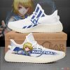 HUNTER X HUNTER Kurapika White Yeezy Boost Sneakers